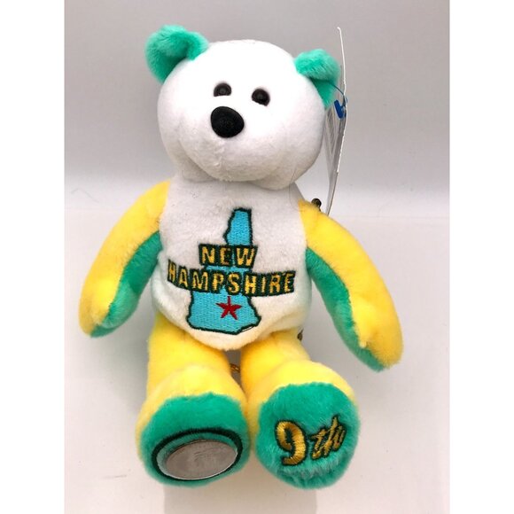 New State Coin Bear Set Limited Treasures First 12 States Colonies Collectible - Picture 10 of 16